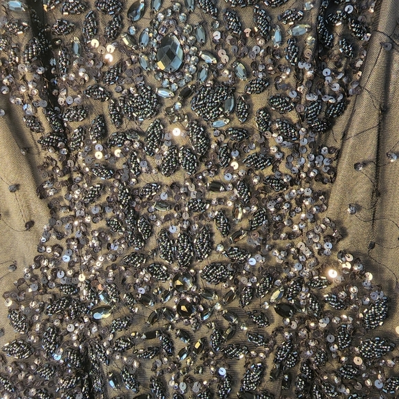 Adrianna Papell Rhinestone Dress - Picture 3 of 7